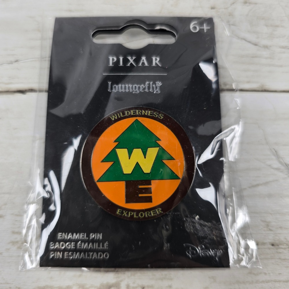 NEW Disney Pixar Loungefly Up Wilderness Explorer Enamel Pin Badge Orange Green